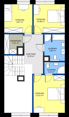Dom 131,08 m², oferta nr B1, Duo Park, Bojano, ul. Czynu Tysiąclecia