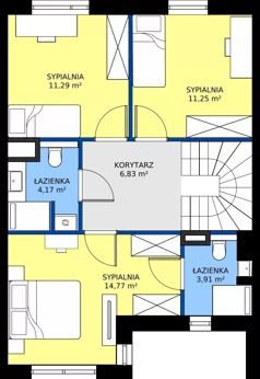 Dom 110,37 m², oferta nr B1M3, Flora Park, Gdynia, Wielki Kack, Kacze Buki, ul. Starochwaszczyńska