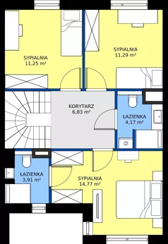 Dom 110,37 m², oferta nr B1M2, Flora Park, Gdynia, Wielki Kack, Kacze Buki, ul. Starochwaszczyńska
