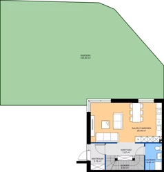 Dom 120,11 m², oferta nr B11aM1, Flora Park, Gdynia, Wielki Kack, Kacze Buki, ul. Starochwaszczyńska