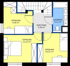 Dom 89,36 m², oferta nr B13aM2, Flora Park, Gdynia, Wielki Kack, Kacze Buki, ul. Starochwaszczyńska