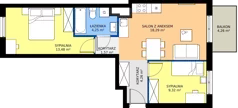 3 pokoje, mieszkanie 51,20 m², piętro 1, oferta nr 103, Moja Oszmiańska, Warszawa, Targówek, Targówek Mieszkaniowy, ul. Oszmiańska