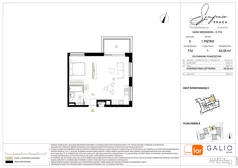 1 pokój, mieszkanie 43,58 m², piętro 1, oferta nr E-77, Symfonia Praga, Warszawa, Praga Południe, Kamionek, ul. Mińska