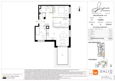 4 pokoje, mieszkanie 73,29 m², piętro 1, oferta nr D-33, Symfonia Praga, Warszawa, Praga Południe, Kamionek, ul. Mińska