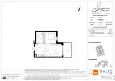 1 pokój, mieszkanie 38,45 m², piętro 1, oferta nr B-41, Symfonia Praga, Warszawa, Praga Południe, Kamionek, ul. Mińska