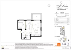 3 pokoje, mieszkanie 57,27 m², piętro 1, oferta nr D-30, Symfonia Praga, Warszawa, Praga Południe, Kamionek, ul. Mińska