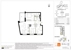 4 pokoje, mieszkanie 66,14 m², piętro 1, oferta nr D-34, Symfonia Praga, Warszawa, Praga Południe, Kamionek, ul. Mińska