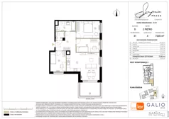 4 pokoje, mieszkanie 73,70 m², piętro 2, oferta nr D-41, Symfonia Praga, Warszawa, Praga Południe, Kamionek, ul. Mińska