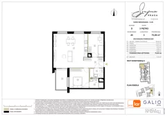 3 pokoje, mieszkanie 75,01 m², piętro 3, oferta nr D-45, Symfonia Praga, Warszawa, Praga Południe, Kamionek, ul. Mińska