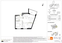 3 pokoje, mieszkanie 54,68 m², piętro 2, oferta nr E-84, Symfonia Praga, Warszawa, Praga Południe, Kamionek, ul. Mińska