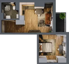 2 pokoje, mieszkanie 38,60 m², piętro 2, oferta nr 12, Koncept H8, Warszawa, Targówek, Targówek Mieszkaniowy, ul. Hodowlana 8