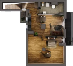 2 pokoje, mieszkanie 55,07 m², piętro 3, oferta nr 13, Koncept H8, Warszawa, Targówek, Targówek Mieszkaniowy, ul. Hodowlana 8