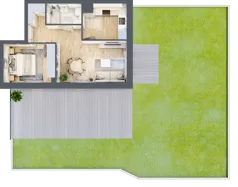 3 pokoje, mieszkanie 42,05 m², parter, oferta nr A1.0/3, Osiedle Pod Jeleniami, Jelenia Góra, Śródmieście, ul. Kadetów 2