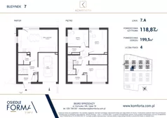 Dom 118,87 m², oferta nr 7.A, Osiedle Forma Etap II, Gdańsk, Olszynka, ul. Zawodzie