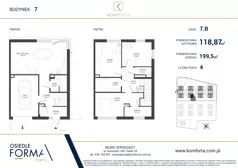 Dom 118,87 m², oferta nr 7.B, Osiedle Forma Etap II, Gdańsk, Olszynka, ul. Zawodzie