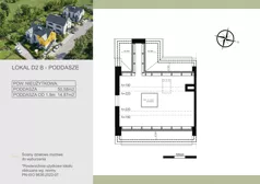 3 pokoje, mieszkanie 50,57 m², piętro 1, oferta nr D2B, Wąwozowa, Kraków, Wzgórza Krzesławickie, Krzesławice, ul. Wąwozowa 32