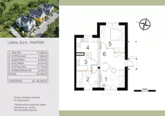 3 pokoje, mieszkanie 50,40 m², parter, oferta nr E2A, Wąwozowa, Kraków, Wzgórza Krzesławickie, Krzesławice, ul. Wąwozowa 32