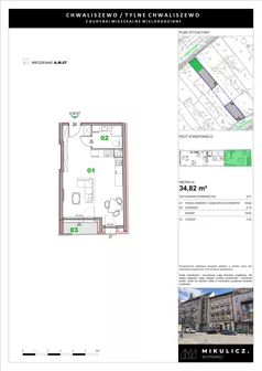 1 pokój, mieszkanie 34,82 m², piętro 3, oferta nr A7, Fifna Kamienica, Poznań, Stare Miasto, Chwaliszewo, ul. Chwaliszewo