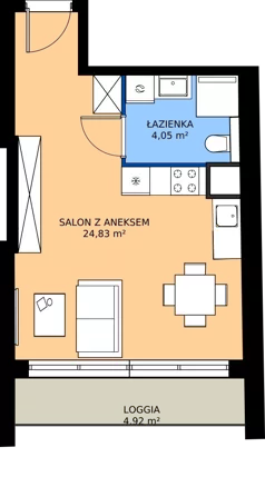 1 pokój, apartament 28,88 m², piętro 6, oferta nr A12, Fifna Kamienica, Poznań, Stare Miasto, Chwaliszewo, ul. Chwaliszewo 65