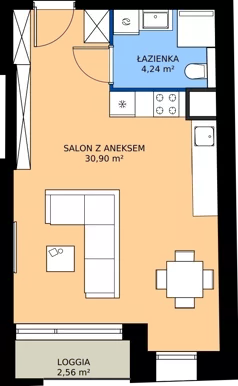 1 pokój, apartament 35,04 m², piętro 2, oferta nr A5, Fifna Kamienica, Poznań, Stare Miasto, Chwaliszewo, ul. Chwaliszewo 65