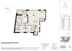 4 pokoje, apartament 166,03 m², piętro 1, oferta nr C04 1P, Villa Bogoria, Warszawa, Śródmieście, ul. Stare Nalewki 2