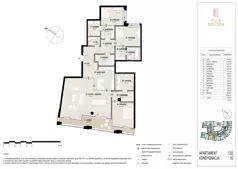 4 pokoje, apartament 178,40 m², piętro 1, oferta nr C02 1P, Villa Bogoria, Warszawa, Śródmieście, ul. Stare Nalewki 2