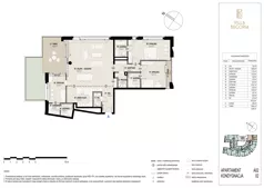 4 pokoje, apartament 157,23 m², piętro 1, oferta nr A02 1P, Villa Bogoria, Warszawa, Śródmieście, ul. Stare Nalewki 2