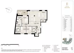 4 pokoje, apartament 166,76 m², piętro 2, oferta nr C04 2P, Villa Bogoria, Warszawa, Śródmieście, ul. Stare Nalewki 2