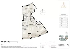 4 pokoje, apartament 153,52 m², piętro 2, oferta nr A01 2P, Villa Bogoria, Warszawa, Śródmieście, ul. Stare Nalewki 2