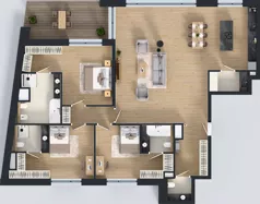 4 pokoje, apartament 166,03 m², piętro 1, oferta nr C04 1P, Villa Bogoria, Warszawa, Śródmieście, ul. Stare Nalewki 2