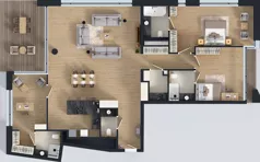4 pokoje, apartament 157,36 m², piętro 2, oferta nr A02 2P, Villa Bogoria, Warszawa, Śródmieście, ul. Stare Nalewki 2