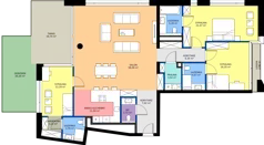 4 pokoje, apartament 157,23 m², piętro 1, oferta nr A02 1P, Villa Bogoria, Warszawa, Śródmieście, ul. Stare Nalewki 2
