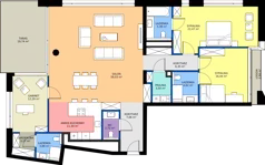 4 pokoje, apartament 157,36 m², piętro 2, oferta nr A02 2P, Villa Bogoria, Warszawa, Śródmieście, ul. Stare Nalewki 2