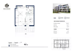 2 pokoje, apartament inwestycyjny 36,50 m², parter, oferta nr M9, Sea Light Residence, Gąski, ul Nadbrzeżna