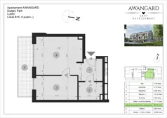 2 pokoje, mieszkanie 36,45 m², piętro 2, oferta nr B.15, DULĘBY PARK, Lublin, Bronowice, Majdanek, ul. Kazimierza Dulęby 37/2