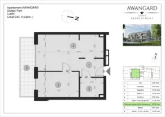 2 pokoje, mieszkanie 40,95 m², piętro 1, oferta nr C.22, DULĘBY PARK, Lublin, Bronowice, Majdanek, ul. Kazimierza Dulęby 37/2