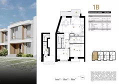 3 pokoje, mieszkanie 60,26 m², piętro 1, oferta nr 1B, Zielona Polna, Łańcut, ul. Polna 41