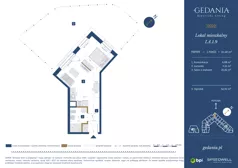 1 pokój, apartament 34,40 m², parter, oferta nr I.A.1.9, GEDANIA Riverside Living, Gdańsk, Śródmieście, ul. Wiesława 1
