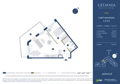 2 pokoje, apartament 51,70 m², piętro 3, oferta nr I.A.4.6, GEDANIA Riverside Living, Gdańsk, Śródmieście, ul. Wiesława 1