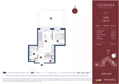 2 pokoje, apartament inwestycyjny 38,20 m², parter, oferta nr I.B.1.11, GEDANIA Riverside Living - apartamenty inwestycyjne, Gdańsk, Śródmieście, ul. Wiesława 1