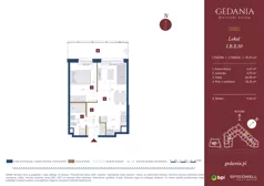 2 pokoje, apartament inwestycyjny 37,94 m², piętro 1, oferta nr I.B.2.10, GEDANIA Riverside Living - apartamenty inwestycyjne, Gdańsk, Śródmieście, ul. Wiesława 1