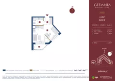 1 pokój, apartament inwestycyjny 26,80 m², piętro 1, oferta nr I.B.2.5, GEDANIA Riverside Living - apartamenty inwestycyjne, Gdańsk, Śródmieście, ul. Wiesława 1