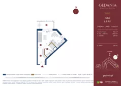 1 pokój, apartament inwestycyjny 26,62 m², piętro 3, oferta nr I.B.4.3, GEDANIA Riverside Living - apartamenty inwestycyjne, Gdańsk, Śródmieście, ul. Wiesława 1