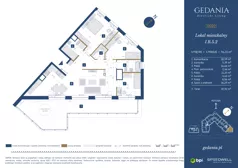 4 pokoje, apartament 96,23 m², piętro 4, oferta nr I.B.5.2, GEDANIA Riverside Living, Gdańsk, Śródmieście, ul. Wiesława 1