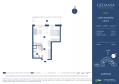 1 pokój, apartament 32,69 m², piętro 4, oferta nr I.B.5.6, GEDANIA Riverside Living, Gdańsk, Śródmieście, ul. Wiesława 1