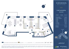 4 pokoje, apartament 97,49 m², piętro 1, oferta nr II.A.2.1, GEDANIA Riverside Living, Gdańsk, Śródmieście, ul. Wiesława 1