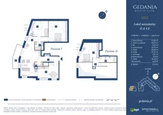 4 pokoje, apartament 126,91 m², piętro 3, oferta nr II.A.4.2, GEDANIA Riverside Living, Gdańsk, Śródmieście, ul. Wiesława 1