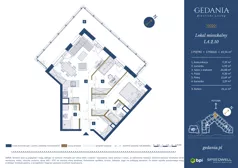 3 pokoje, apartament 65,54 m², piętro 1, oferta nr I.A.2.10, GEDANIA Riverside Living, Gdańsk, Śródmieście, ul. Wiesława 1
