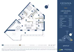 4 pokoje, apartament 96,23 m², piętro 4, oferta nr I.B.5.2, GEDANIA Riverside Living, Gdańsk, Śródmieście, ul. Wiesława 1