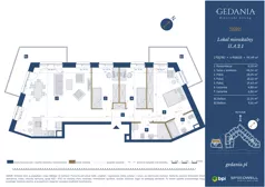 4 pokoje, apartament 97,49 m², piętro 1, oferta nr II.A.2.1, GEDANIA Riverside Living, Gdańsk, Śródmieście, ul. Wiesława 1